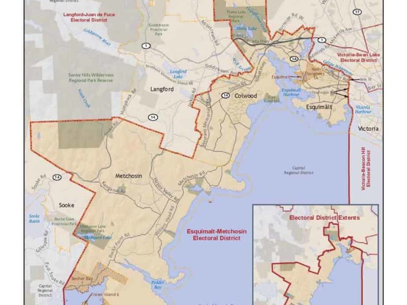 esquimalt-metchosin riding elections bc