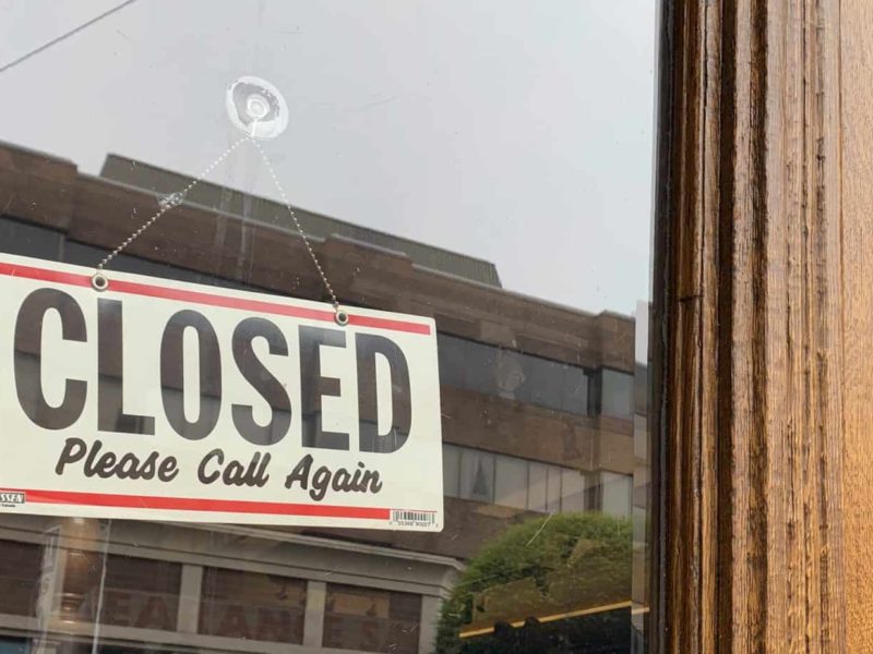 business closed