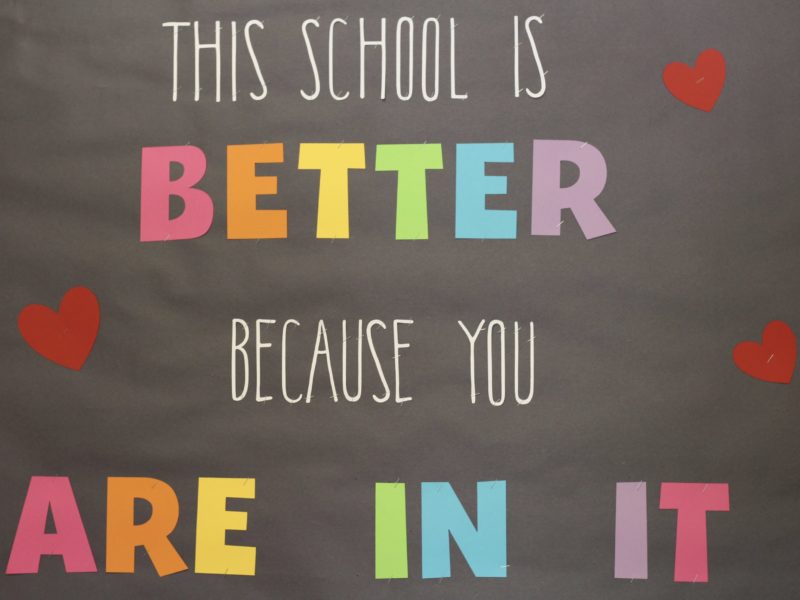 Sooke School District back to school welcome sign