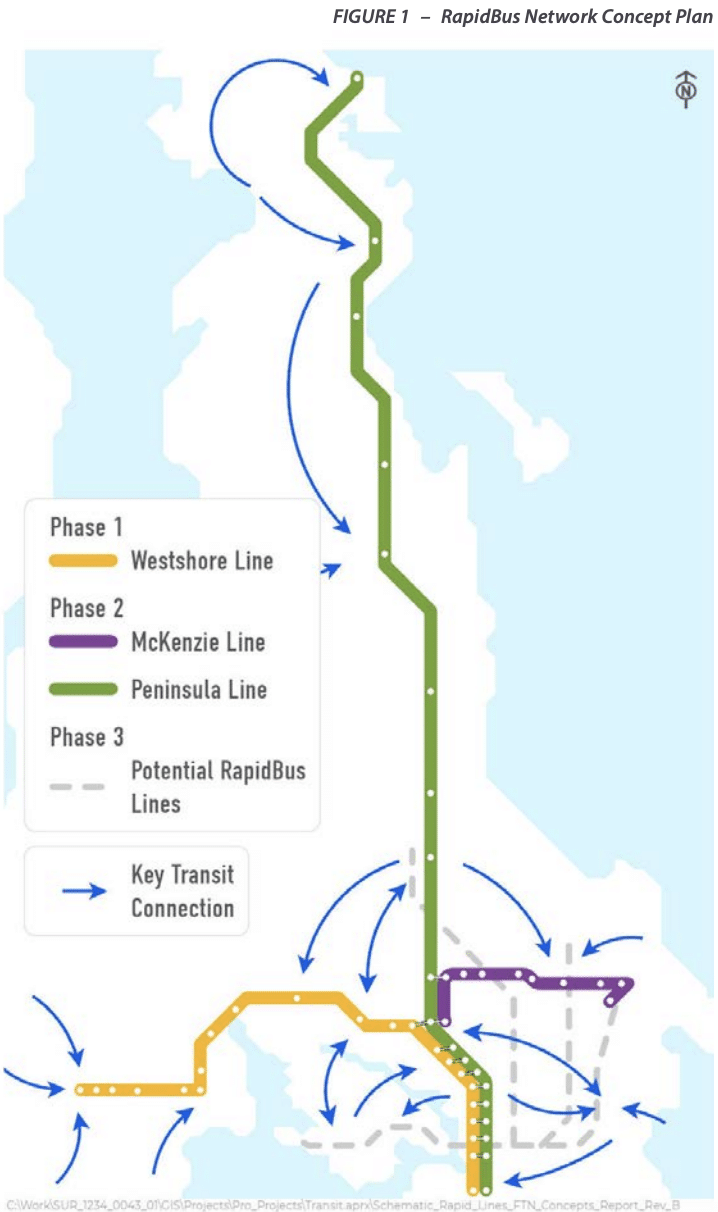 RapidBus Network Westshore