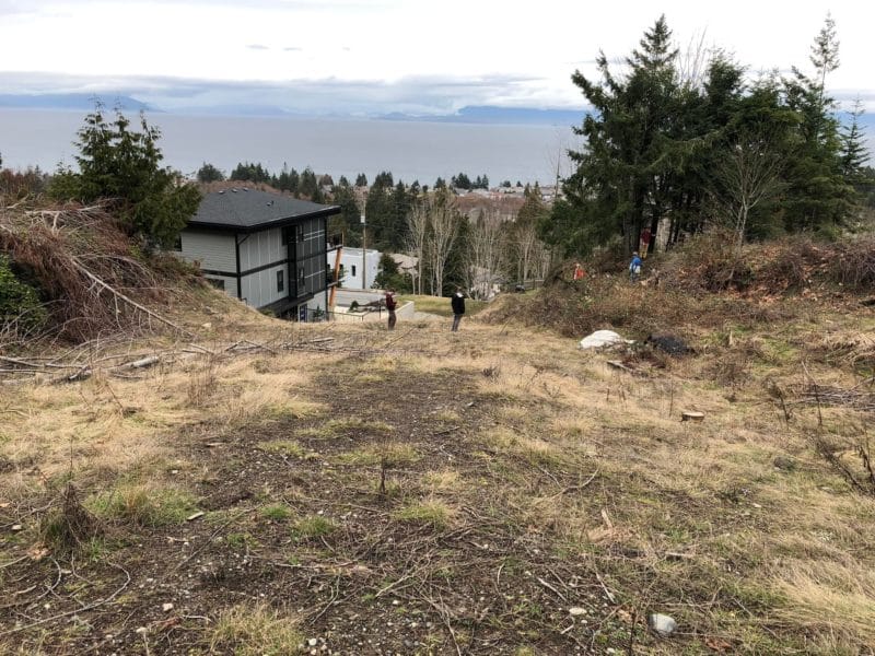 The proposed location for Lost Lake Cohousing features an ocean view.
