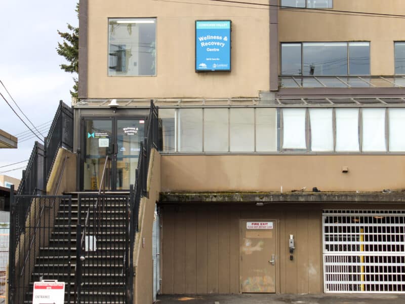 The Cowichan Wellness and Recovery Centre building is pictured.